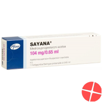 Sayana Injektionssuspension 104mg/0.65ml Einwegspr