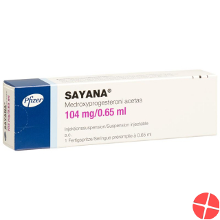 Sayana Injektionssuspension 104mg/0.65ml Einwegspr