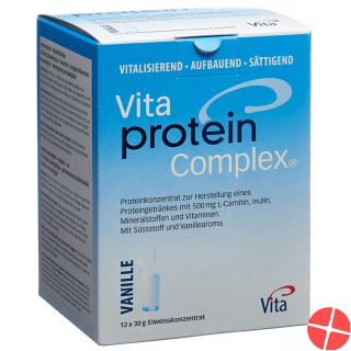 Vita Protein Complex Pulver Vanille 12 Beutel 30g