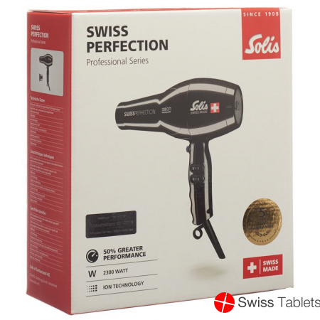 Solis Swiss Perfect Hair Dryer Type 440 Black buy online