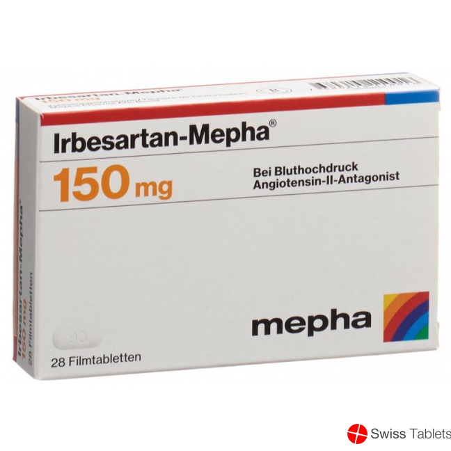 Irbesartan Mepha Filmtabletten 150mg 28 Stück buy online