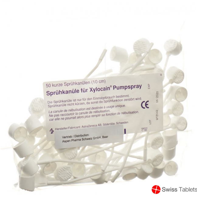 Xylocain Ersatzspraykanülen Kurz 50 Stück buy online