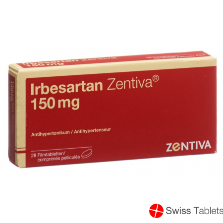 Irbesartan Zentiva Filmtabletten 150mg 28 Stück buy online