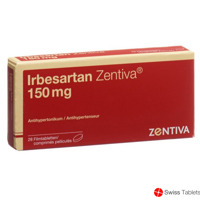 Irbesartan Zentiva Filmtabletten 150mg 28 Stück buy online