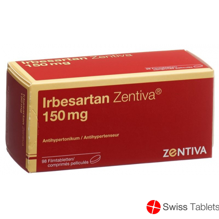 Irbesartan Zentiva Filmtabletten 150mg 98 Stück buy online