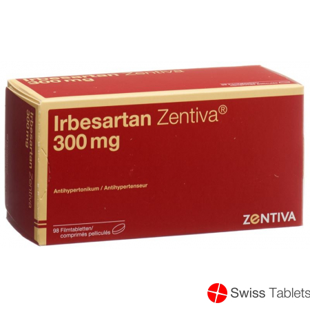 Irbesartan Zentiva Filmtabletten 300mg 98 Stück buy online