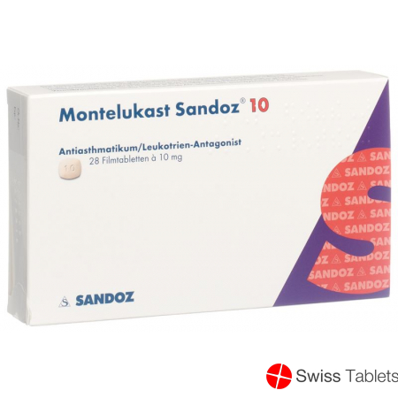Montelukast Sandoz Filmtabletten 10mg 28 Stück buy online