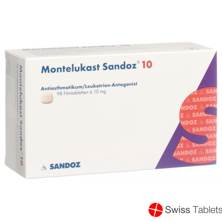 Montelukast Sandoz Filmtabletten 10mg 98 Stück buy online