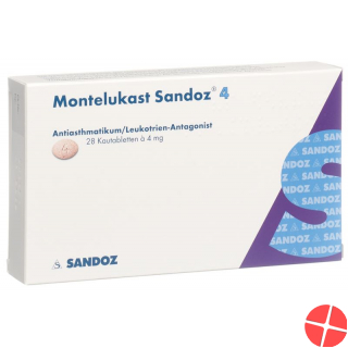 Montelukast Sandoz Kautabletten 4mg 28 Stück