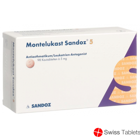 Montelukast Sandoz Kautabletten 5mg 98 Stück buy online