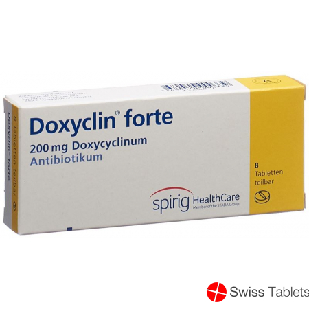 Doxyclin Forte Tabletten 200mg 8 Stück buy online