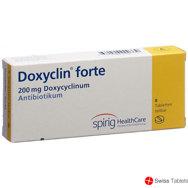 Doxyclin Forte Tabletten 200mg 8 Stück buy online
