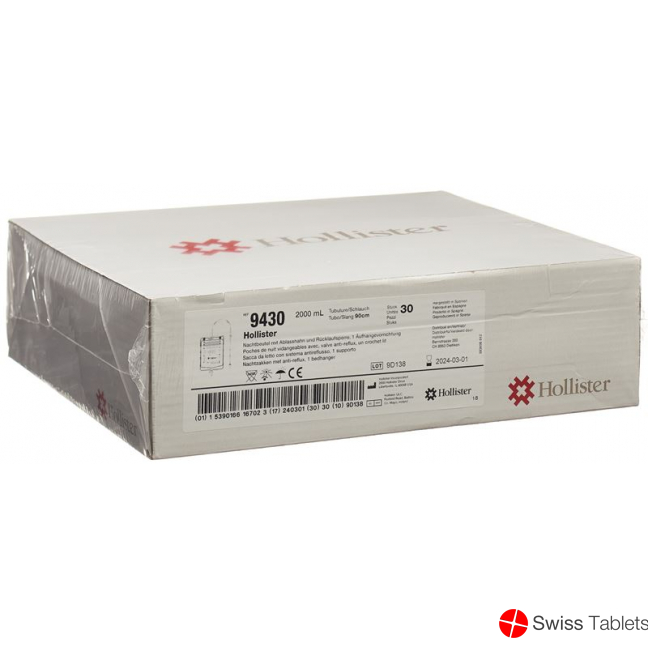 Hollister Urin Beutel mit Auslass 2L Unsteril 30 Stück buy online