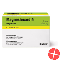 Magnesiocard Granulat 5 Mmol Citron Neu Beutel 20 Stück
