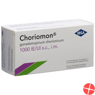 Choriomon 1000 Ie C Solv (spritze) Durchstechflasche 3 Stück