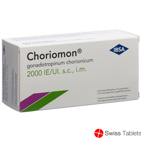Choriomon 2000 Ie C Solv (spritze) Durchstechflasche 3 Stück buy online