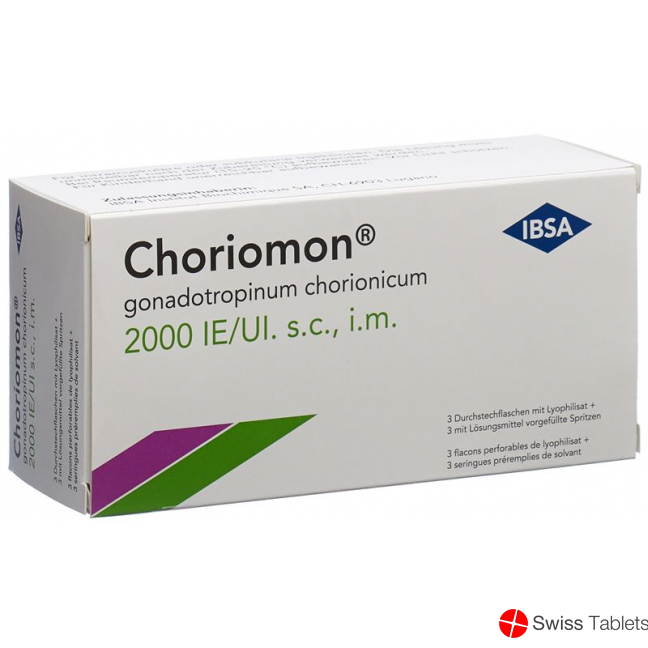 Choriomon 2000 Ie C Solv (spritze) Durchstechflasche 3 Stück buy online