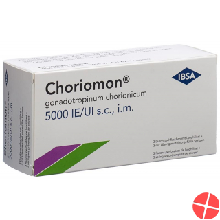 Choriomon 5000 Ie C Solv (spritze) Durchstechflasche 3 Stück