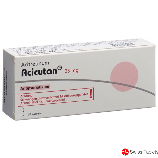 Acicutan Kapseln 25mg 30 Stück buy online