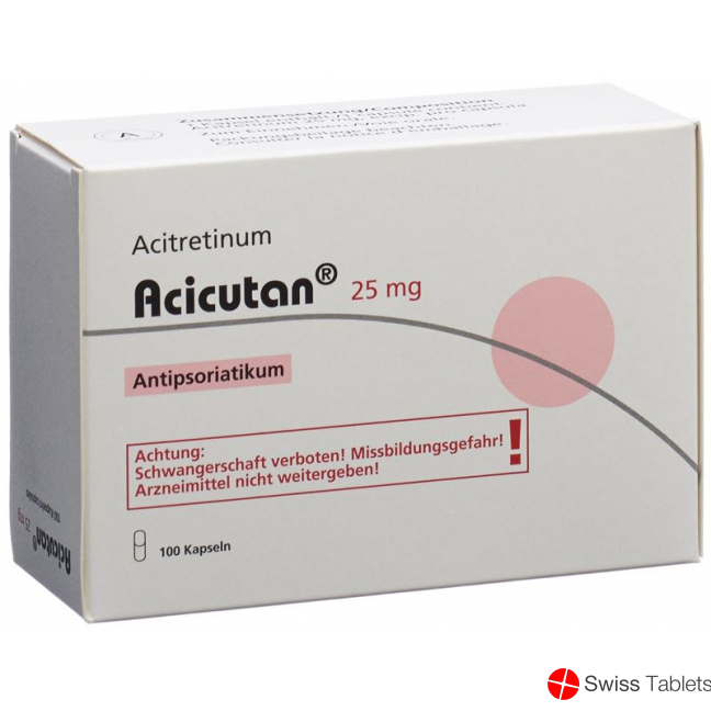 Acicutan Kapseln 25mg 100 Stück buy online