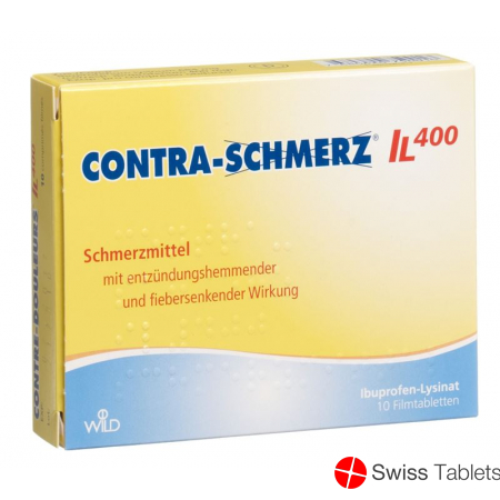 Contra Schmerz Il Filmtabletten 400mg 10 Stück buy online