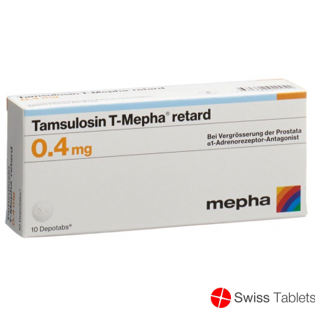 Tamsulosin T-mepha Depotabs 0.4mg 10 Stück buy online