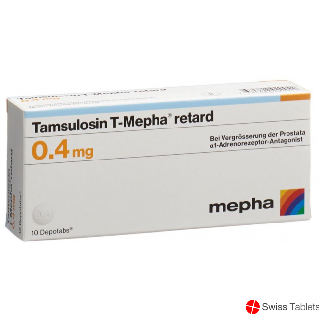 Tamsulosin T-mepha Depotabs 0.4mg 10 Stück buy online