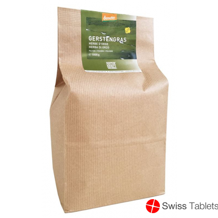 Naturkraftwerke Gerstengras Pulver Demeter 1000g buy online