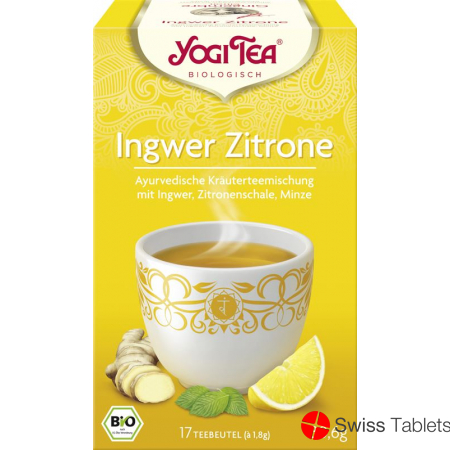 Yogi Tee Ingwer Zitronen Beutel 17 Stück buy online