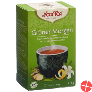 Yogi Green Tea Grüner Morgen Beutel 17 Stück