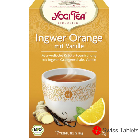 Yogi Tee Ingwer Orange Vanille Beutel 17 Stück buy online