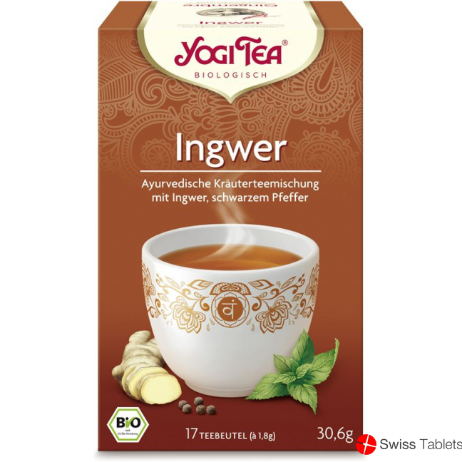 Yogi Tee Ingwer Beutel 17 Stück buy online