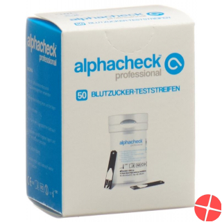 ALPHACHECK professional Blutzucker Teststr