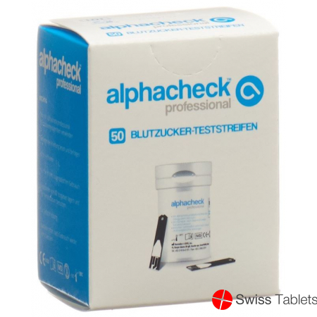 ALPHACHECK professional Blutzucker Teststr