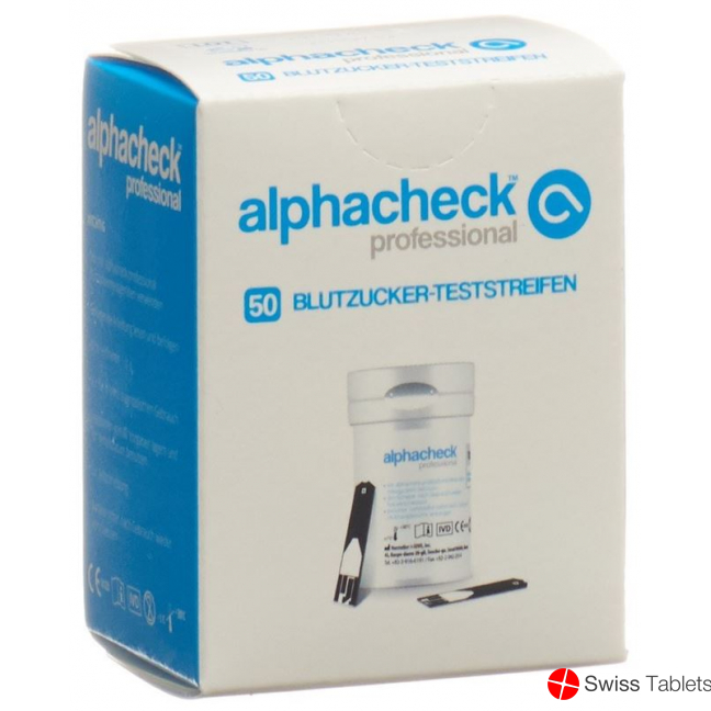 ALPHACHECK professional Blutzucker Teststr