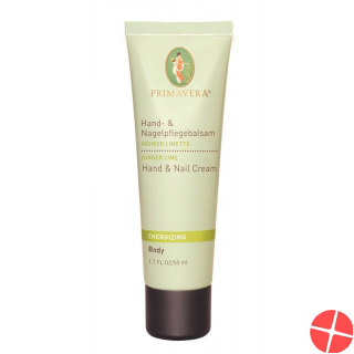 Primavera Ingwer Limette Hand- & Nagelpflegebalsam 50ml