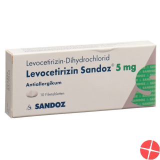 Levocetirizin Sandoz Filmtabletten 5mg 10 Stück