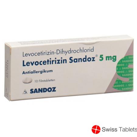 Levocetirizin Sandoz Filmtabletten 5mg 10 Stück buy online
