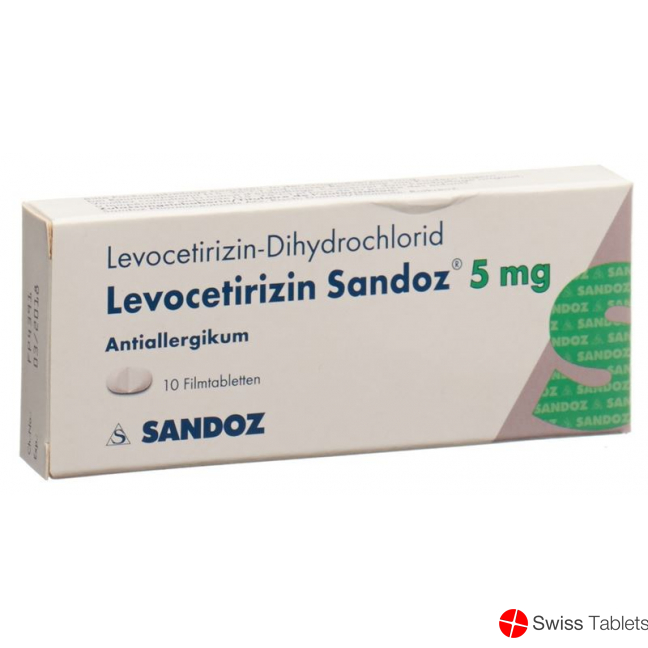 Levocetirizin Sandoz Filmtabletten 5mg 10 Stück buy online