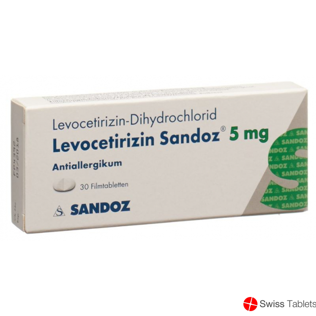 Levocetirizin Sandoz Filmtabletten 5mg 30 Stück buy online