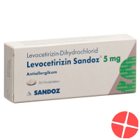 Levocetirizin Sandoz Filmtabletten 5mg 50 Stück