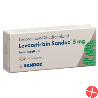 Levocetirizin Sandoz Filmtabletten 5mg 50 Stück