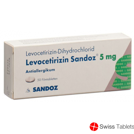 Levocetirizin Sandoz Filmtabletten 5mg 50 Stück buy online