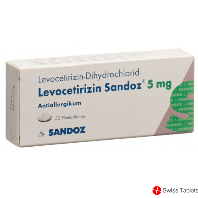 Levocetirizin Sandoz Filmtabletten 5mg 50 Stück buy online
