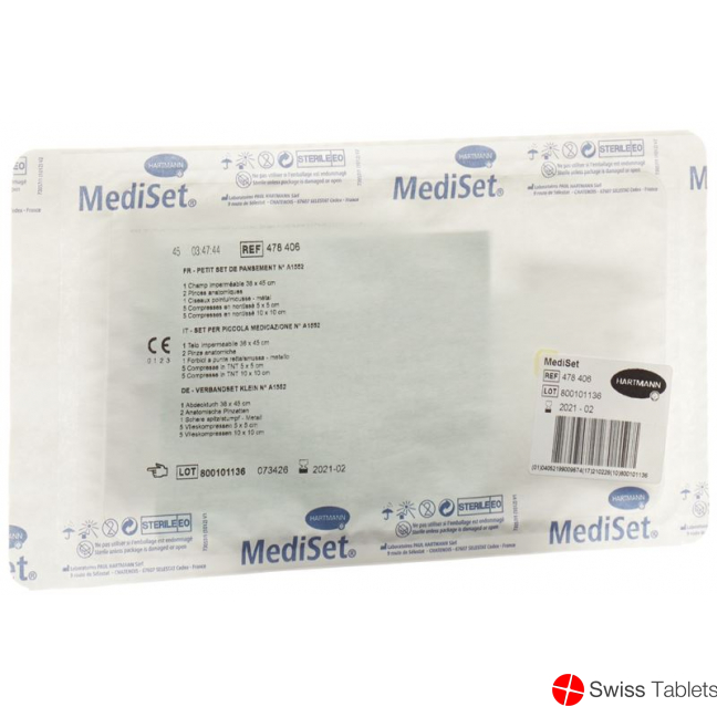 Mediset dressing set small A1552 buy online