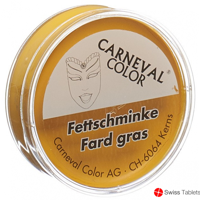 Carneval Color Fettschminke Gelb Dose 15ml buy online
