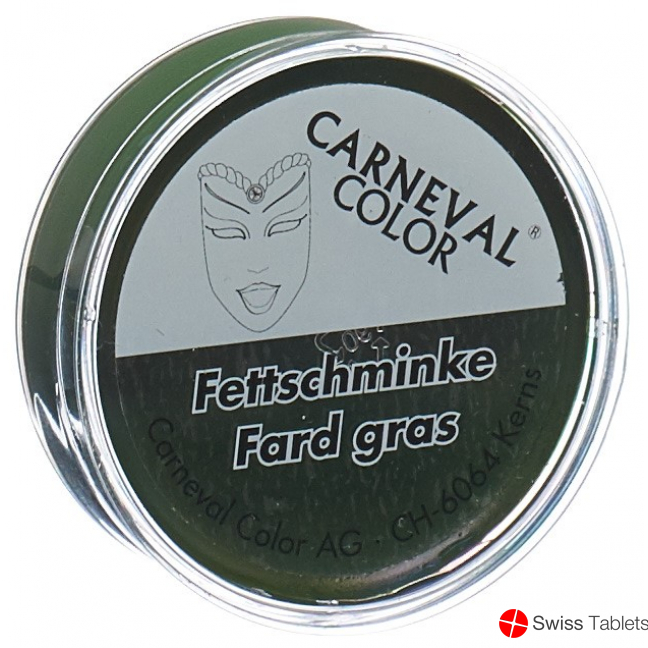 Carneval Color Fettschminke Grün Dose 15ml buy online