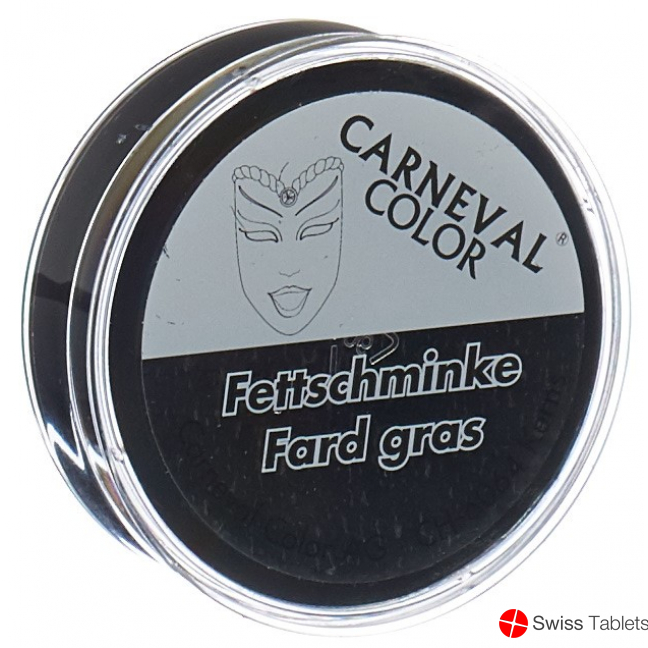 Carneval Color Grease Make-up Black Tin 15ml buy online