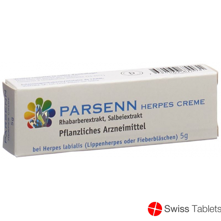 Parsenn Herpes Creme Tube 5g buy online