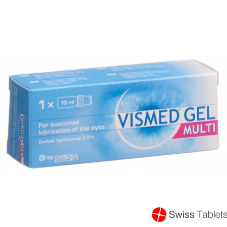 Vismed Gel Multi Hydrogel Wetting Eye Drops Bottle 10ml buy online